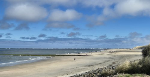 Baltrum Panorama-Blick am Strand